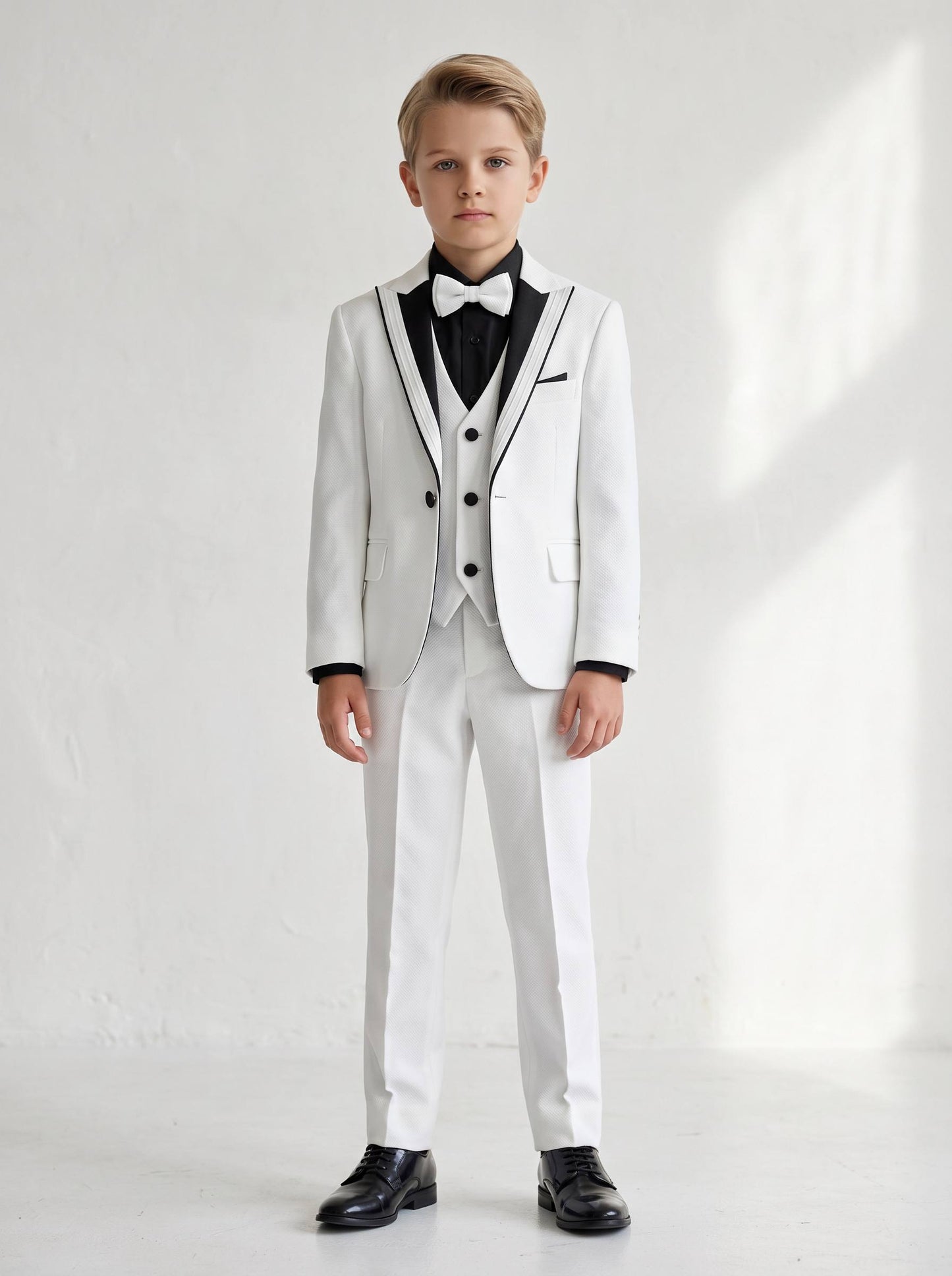 Costum elegant alb