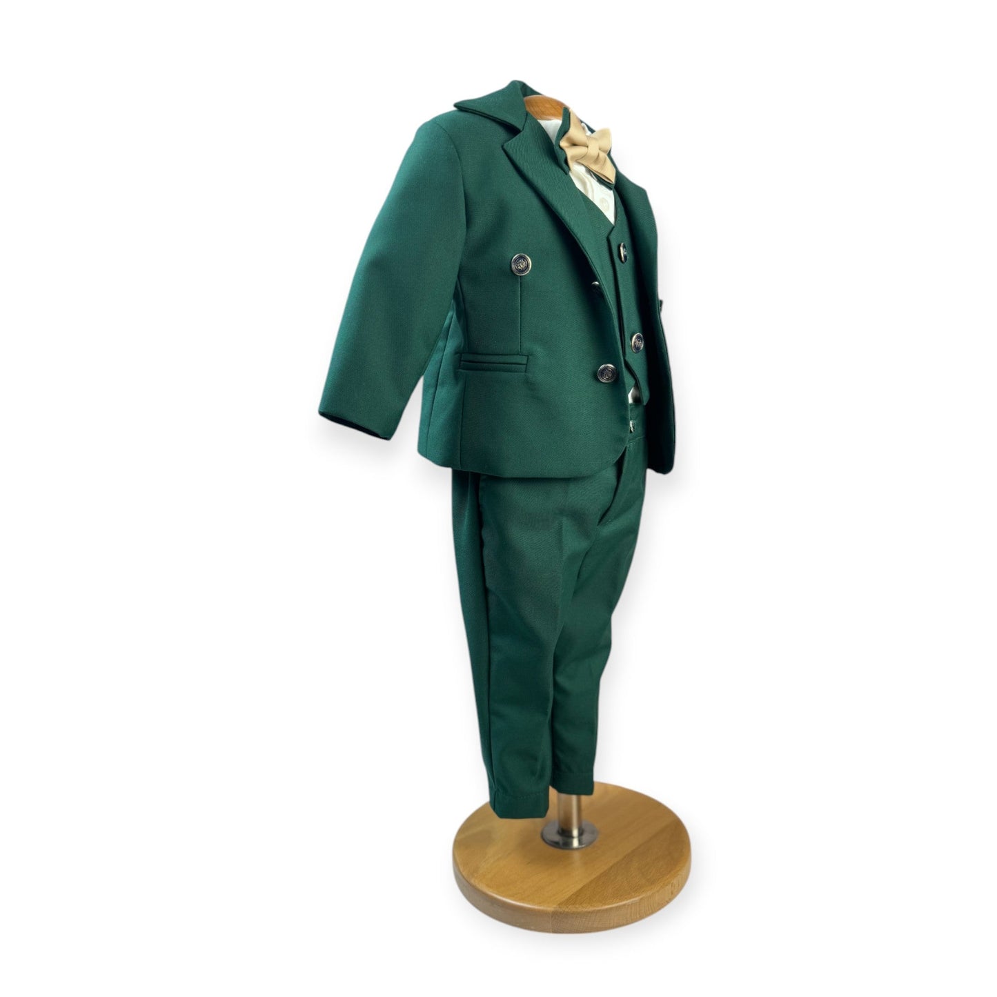 Costum elegant bebeluș Verde - Kids Magazin