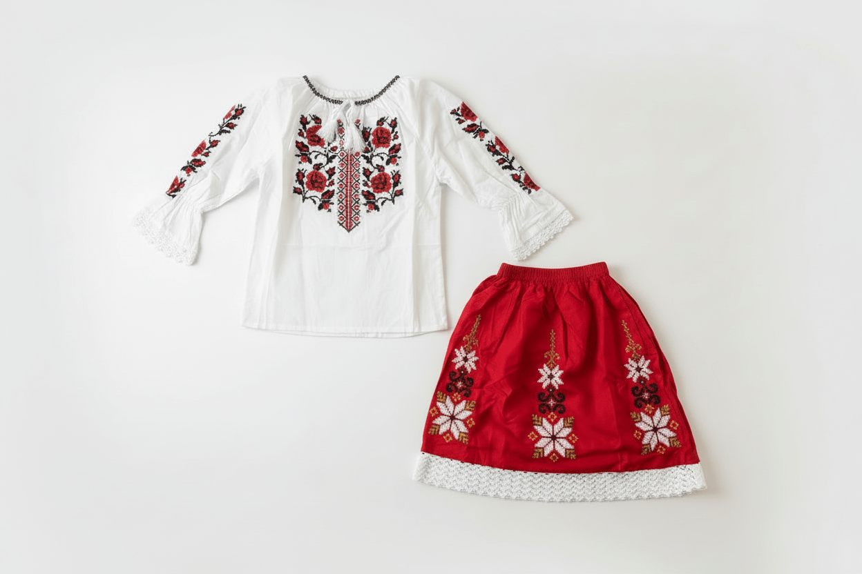 Costum tradițional 2 piese - Kids Magazin