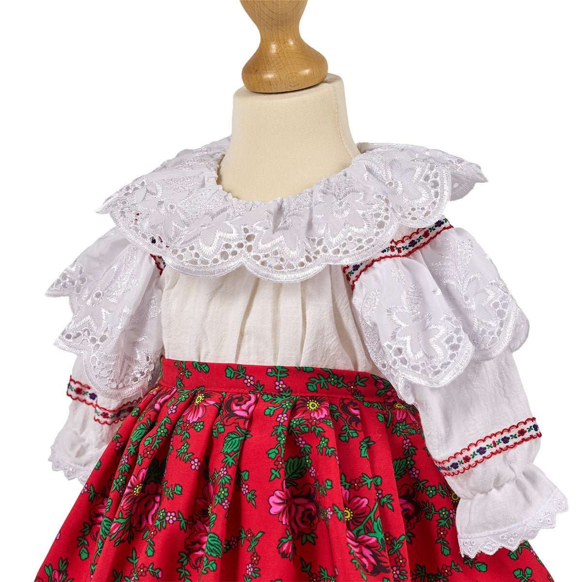 Costum traditional pentru fetite - Kids Magazin