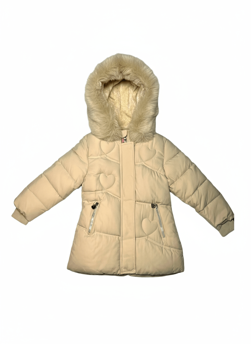 Geacă grasă crem - Kids Magazin