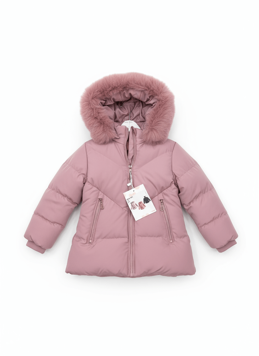 Geacă groasă roz 1 - 5 ani fete - Kids Magazin