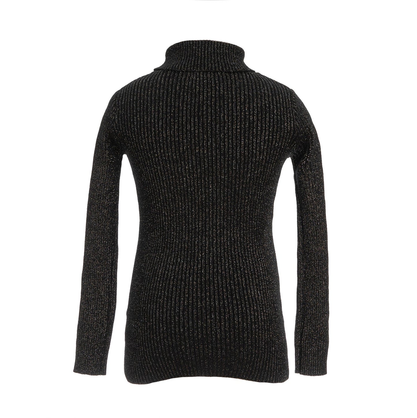 Helancă neagă cu filament argintiu - Kids Magazin