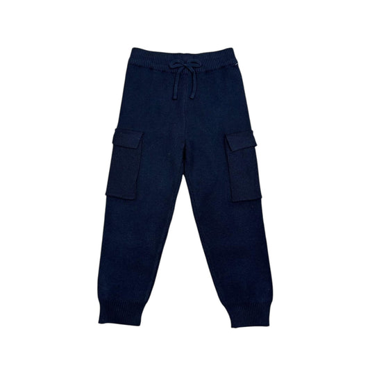 Pantaloni negri unisex cu buzunare - Kids Magazin