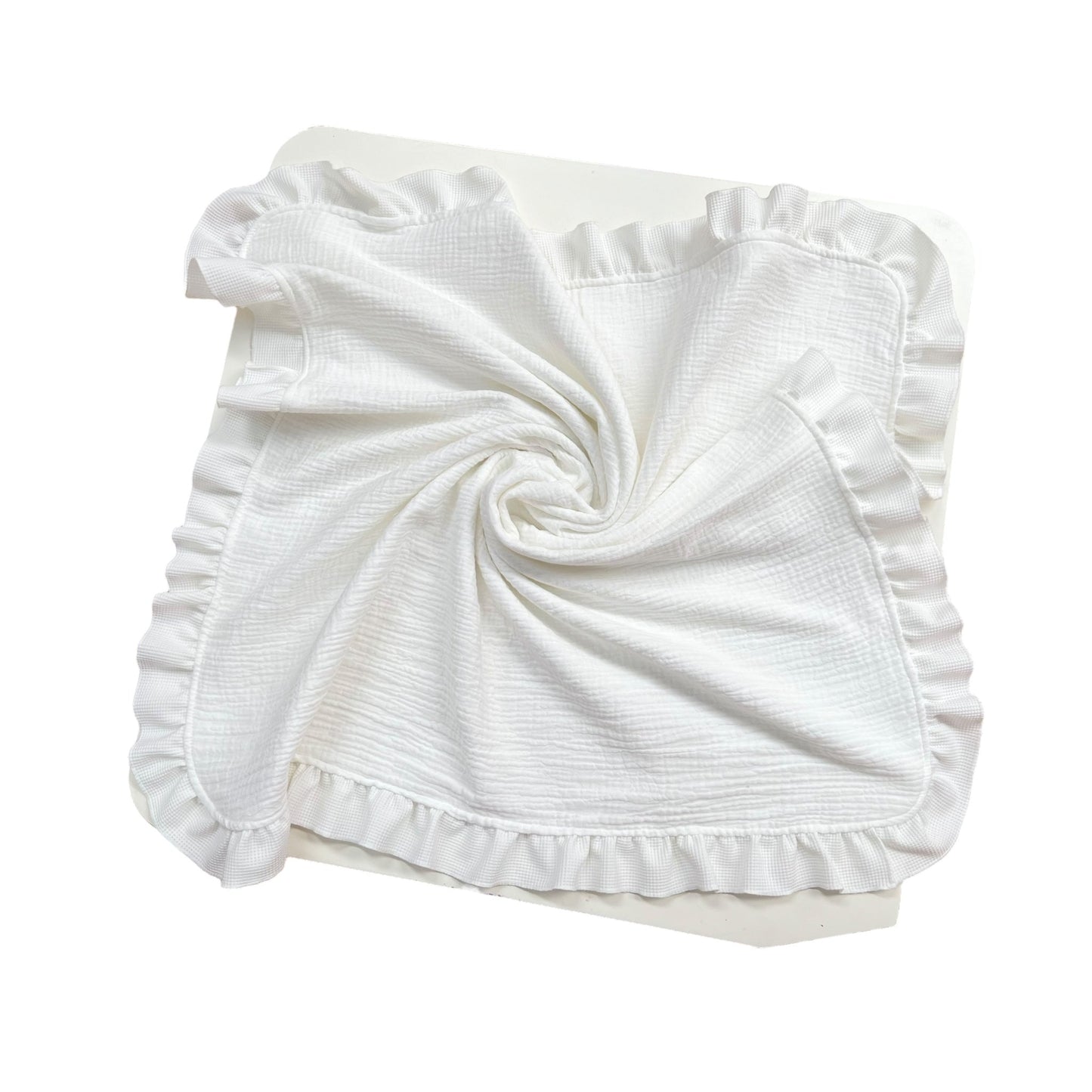 Păturica elegantă albă cu 2 fețe - Kids Magazin