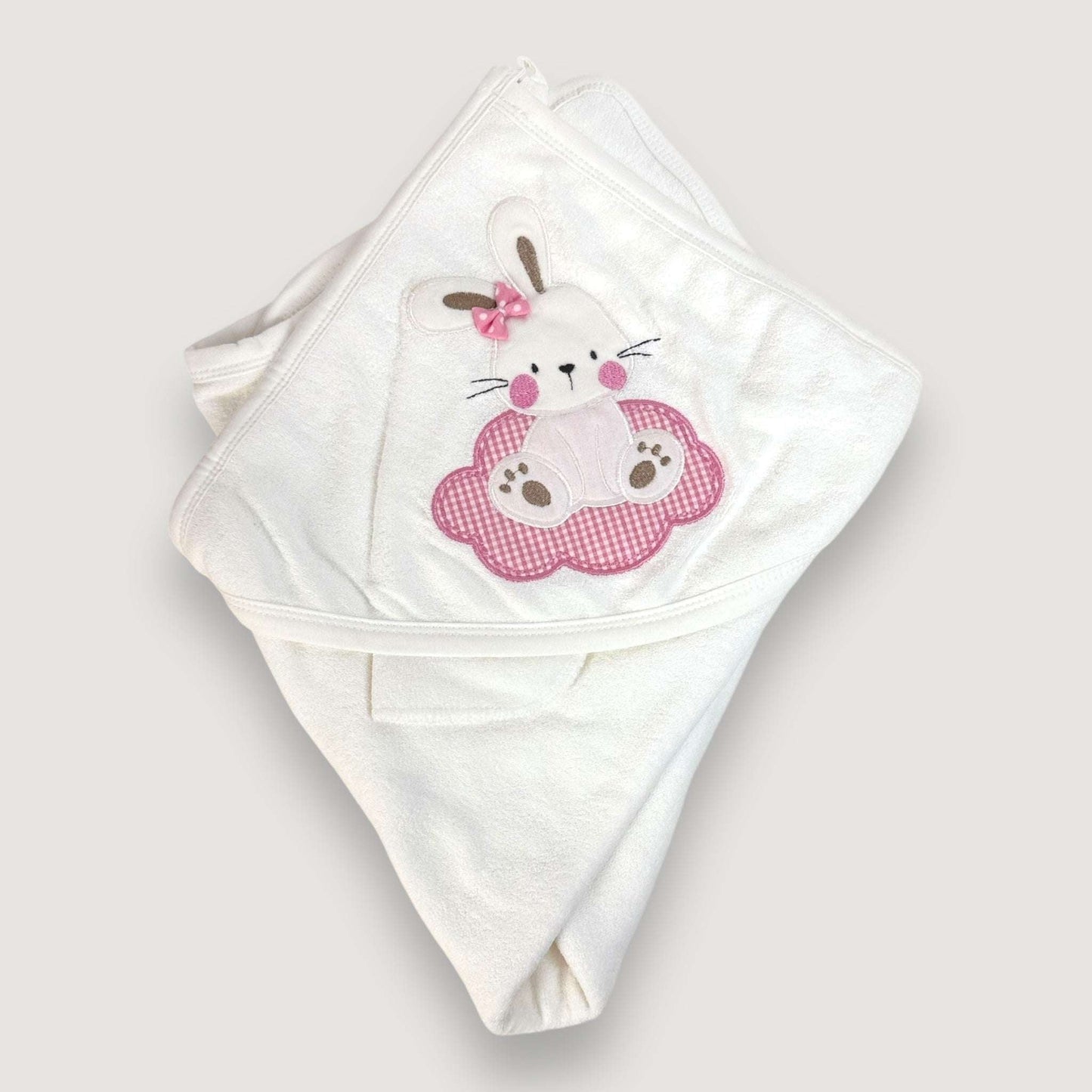 Prosop de baie Pink Rabbit - Kids Magazin