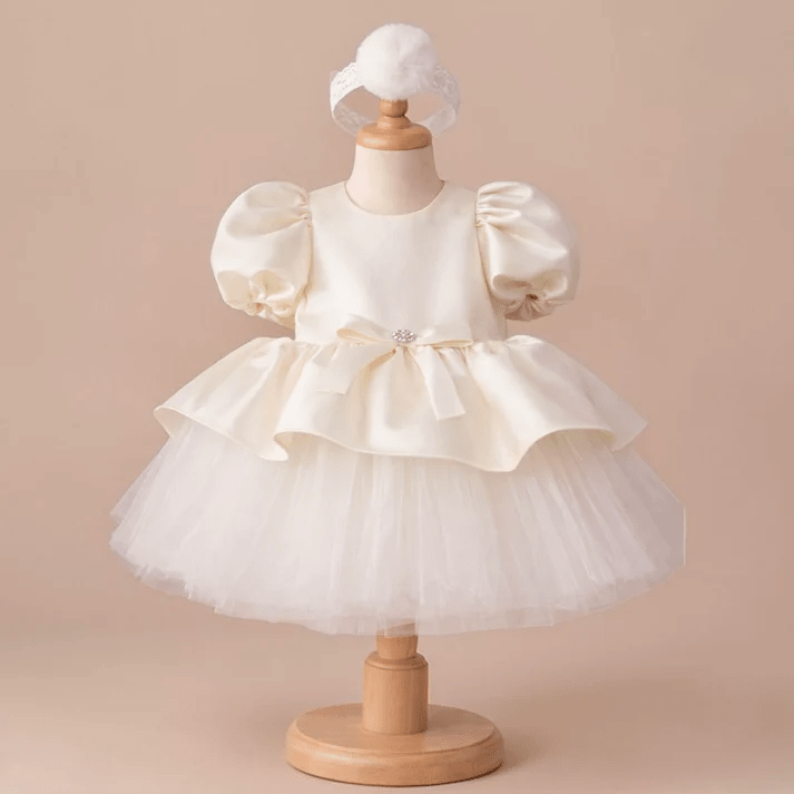 Rochiță elegantă Elsa ivory - Kids Magazin