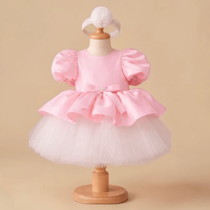 Rochiță elegantă Elsa roz - Kids Magazin