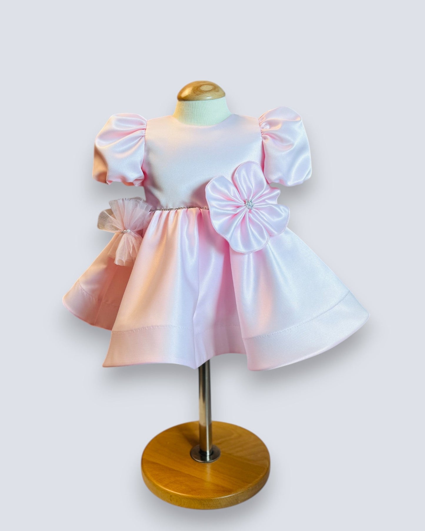 Rochita eleganta pentru bebelusi Evelyn Roz Pudra - Kids Magazin