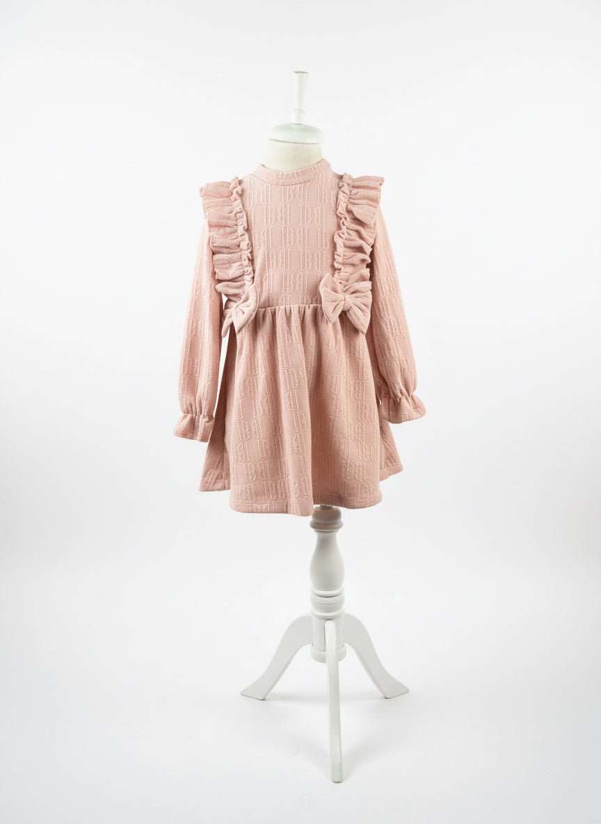 Rochița roz cu fundiță și gentuța - Kids Magazin