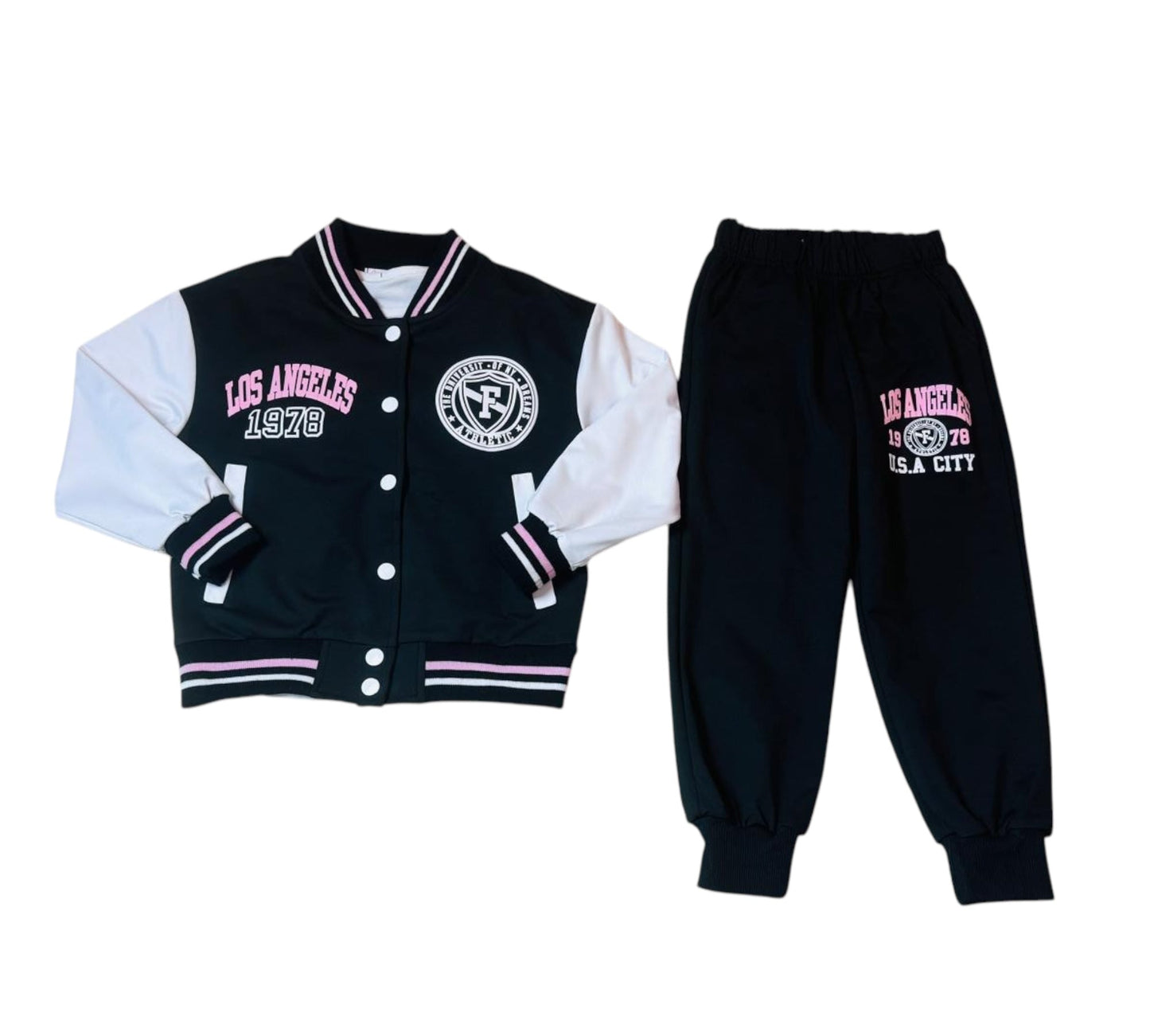 Trening Negru Los Angeles - Kids Magazin