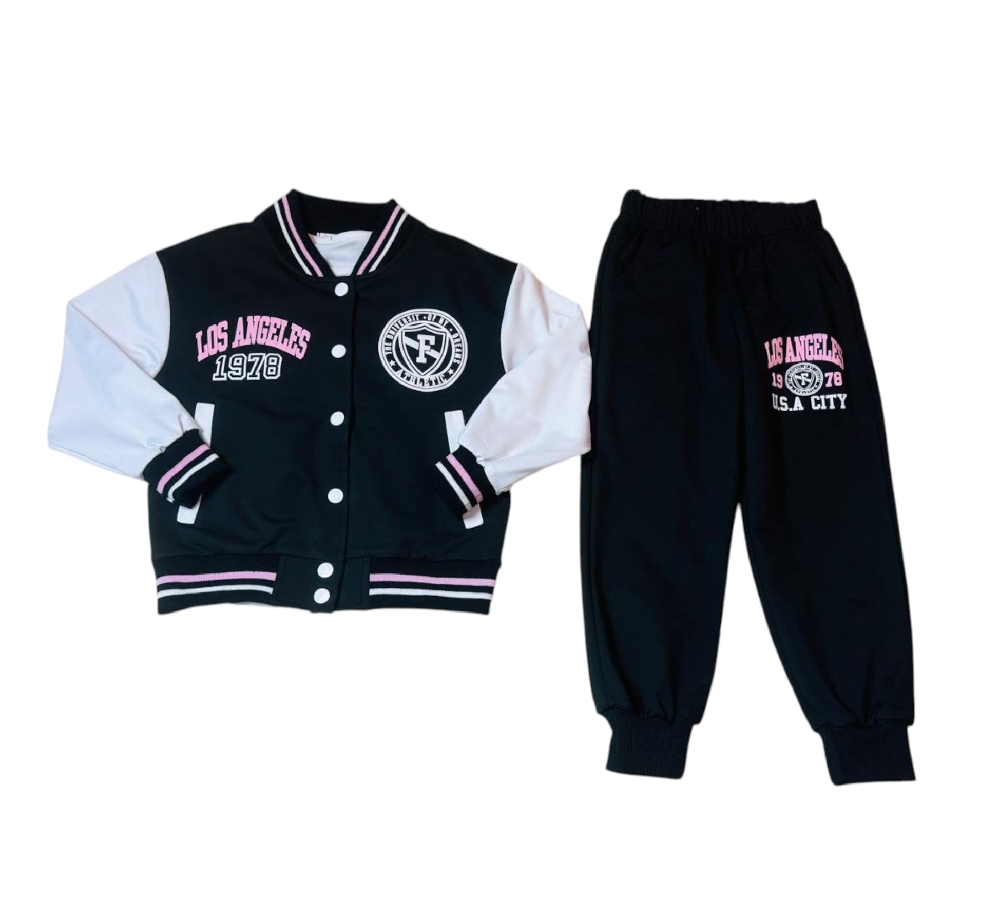 Trening Negru Los Angeles - Kids Magazin