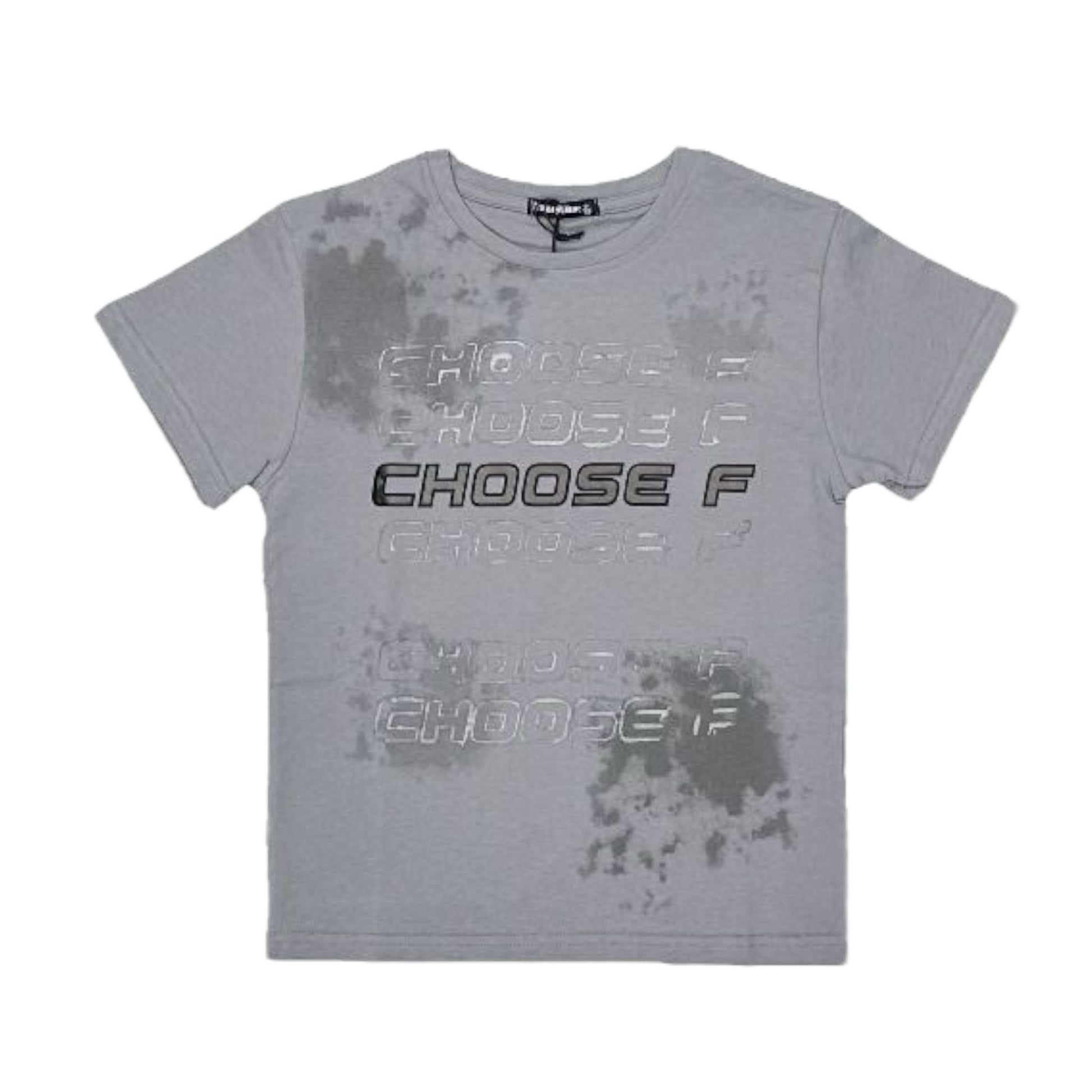 Tricou CHOOSE F gri de baieti - Kids Magazin