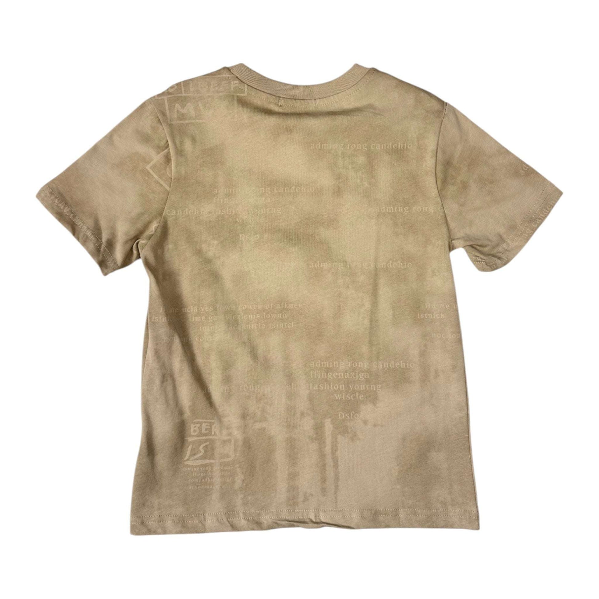 Tricou Grafic crem pentru baieti - Kids Magazin