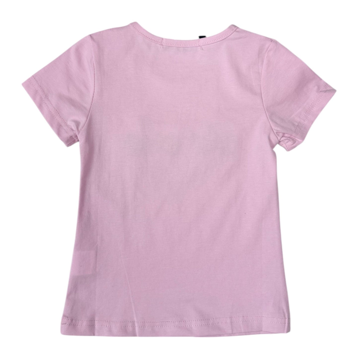 Tricou roz cu inimioara - Kids Magazin