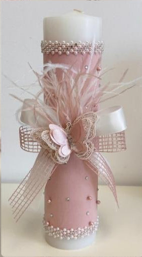 Trusou botez Florance în cufăr de catifea Albă - Kids Magazin