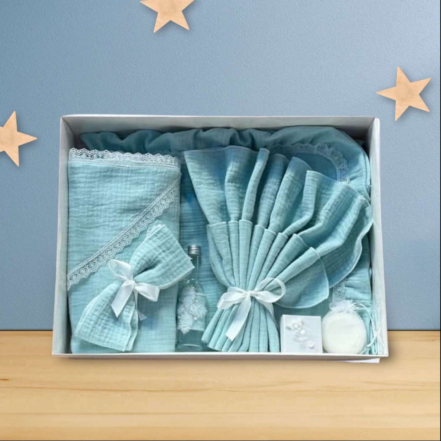 Trusou verde din muselina - Kids Magazin