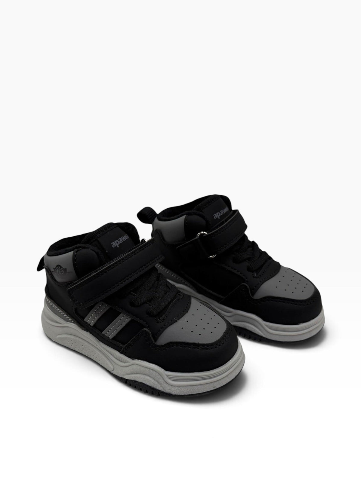 Adidas înalt căptușit negru Apawwa, unisex – imaginea 4