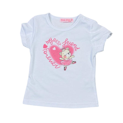 Compleu 3 piese Ursulica Balerina Roz - Kids Magazin