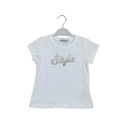 Compleu tricou și fustă crem - Kids Magazin