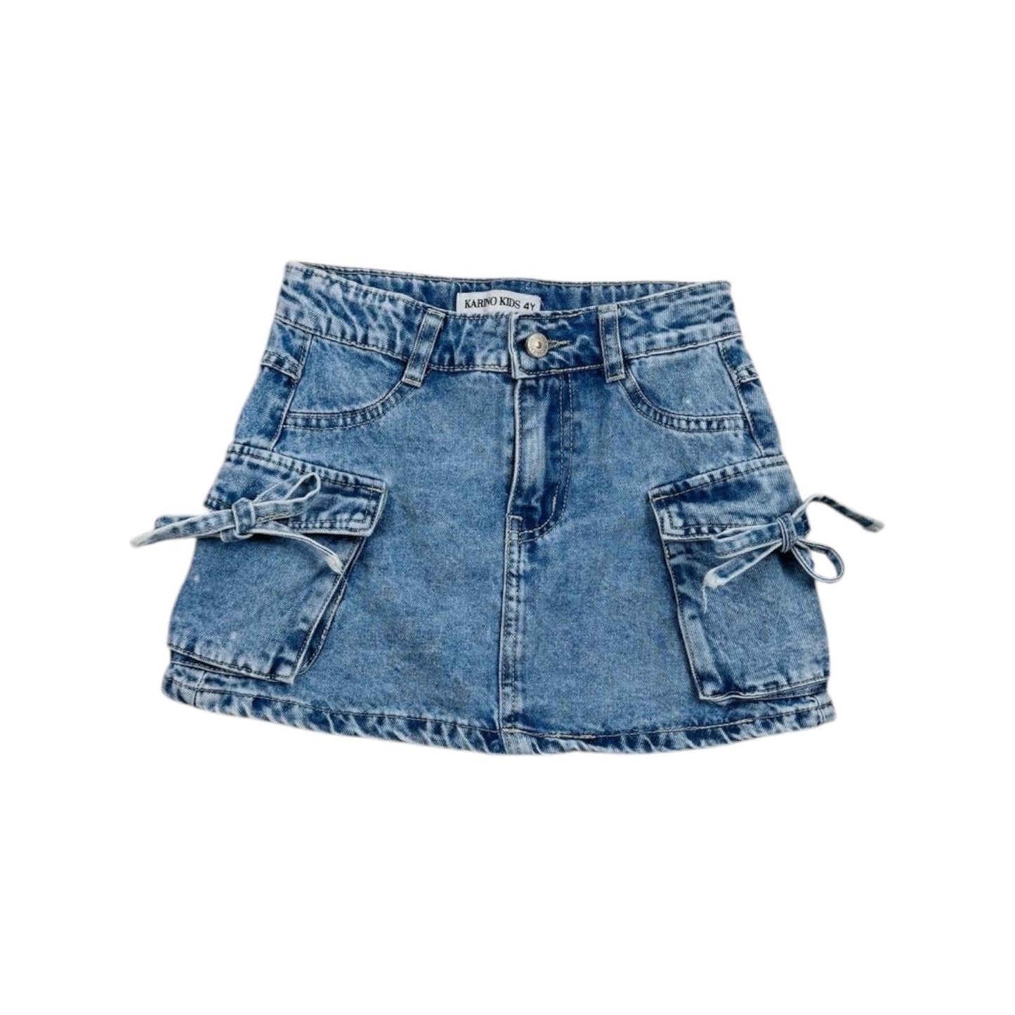 Compleu tricou și fustă de blugi - Kids Magazin