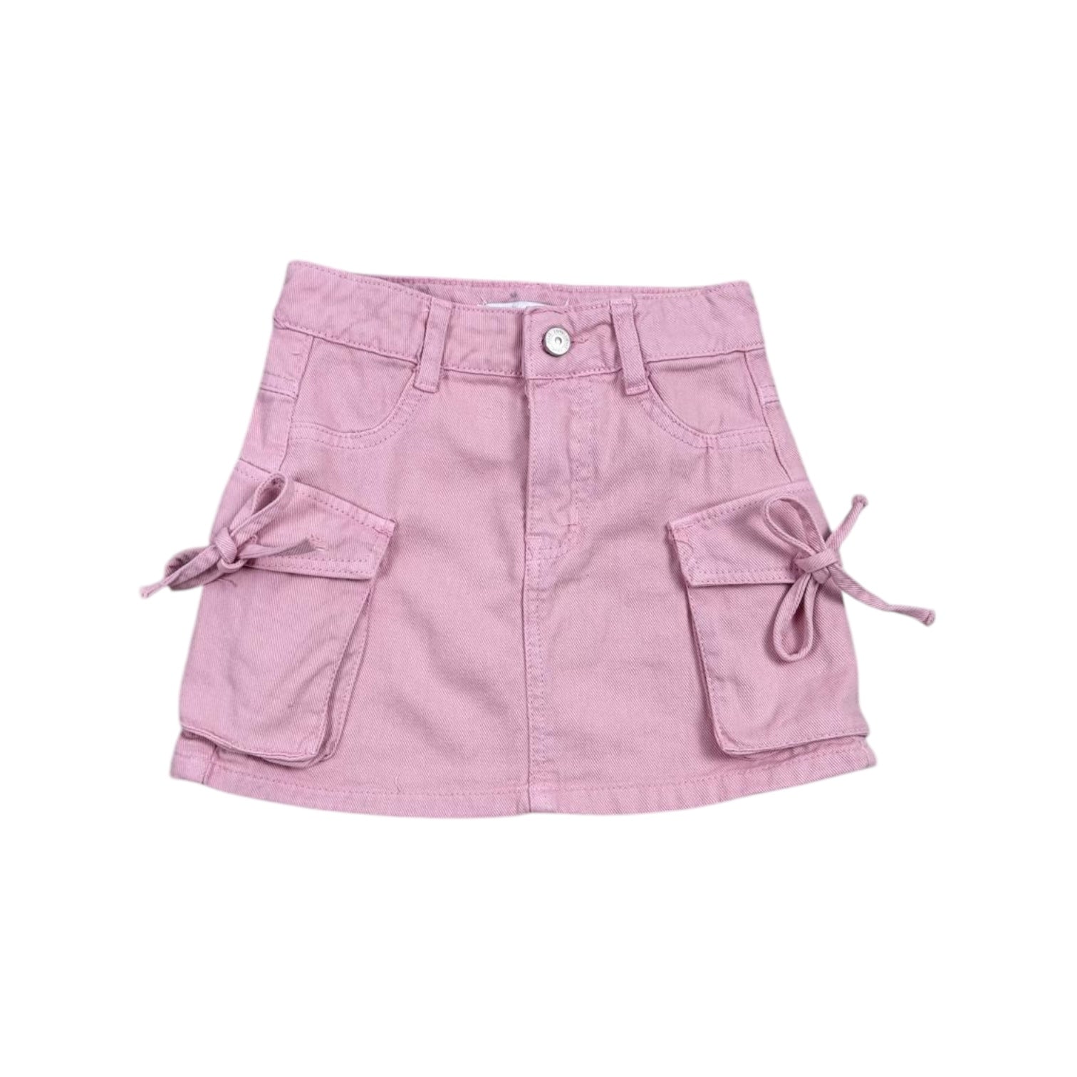 Compleu tricou și fustă roz - Kids Magazin