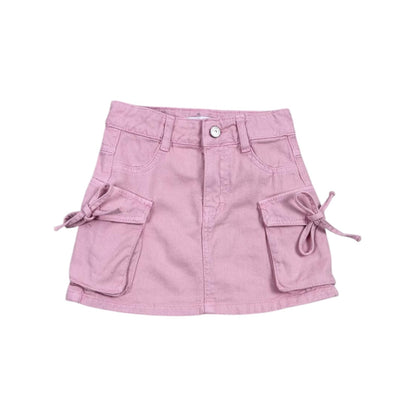 Compleu tricou și fustă roz - Kids Magazin