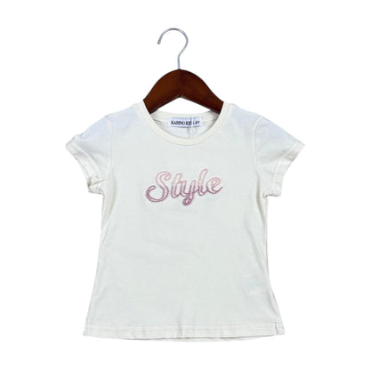 Compleu tricou și fustă roz - Kids Magazin