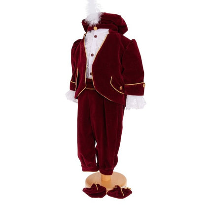 Costum de Print bordo - Kids Magazin