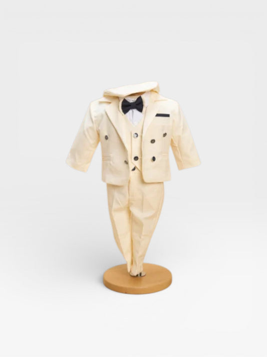 Costum elegant bebe crem - Kids Magazin