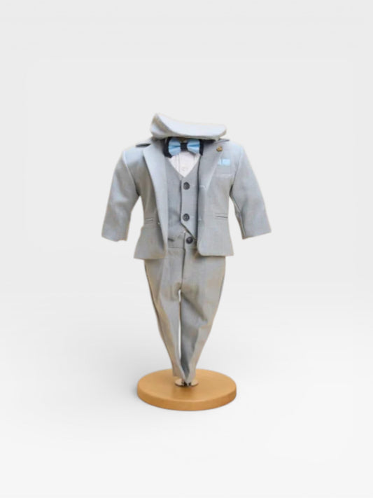 Costum elegant bebe gri - Kids Magazin