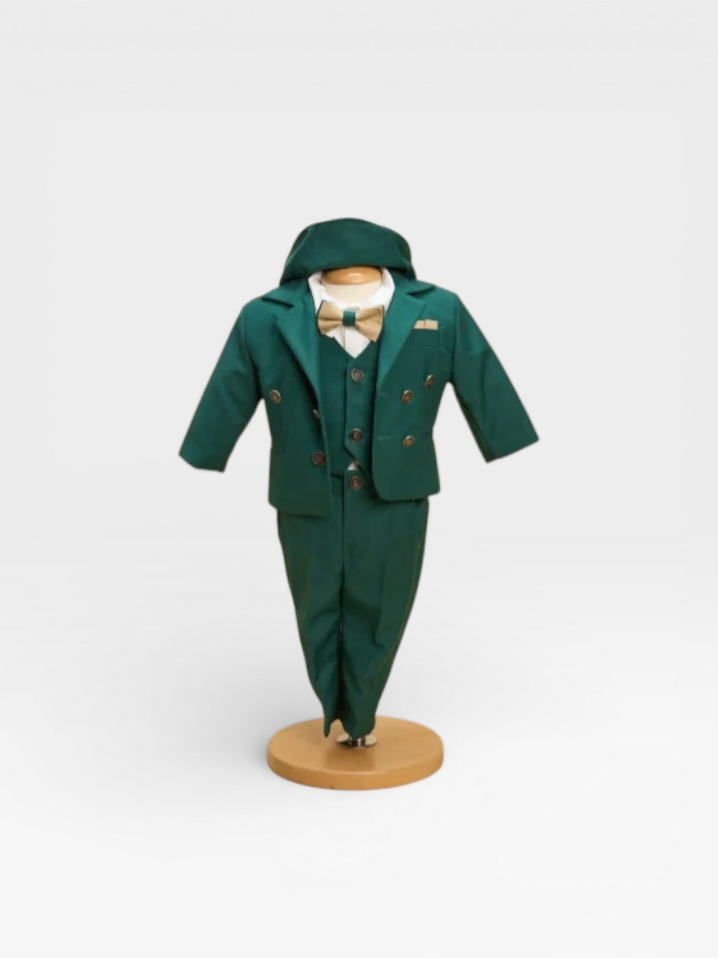Costum elegant bebe verde - Kids Magazin