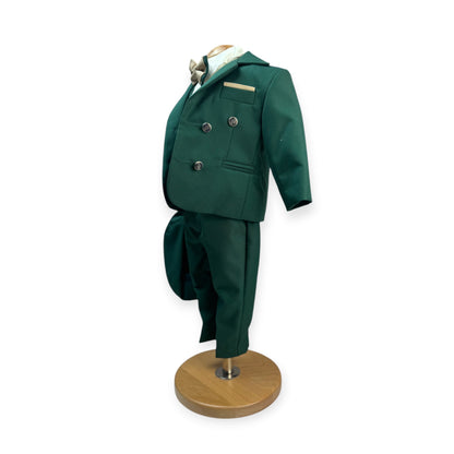 Costum elegant bebeluș Verde - Kids Magazin