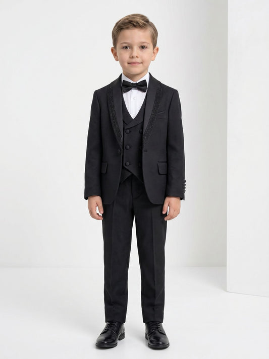 Costum elegant negru - Kids Magazin