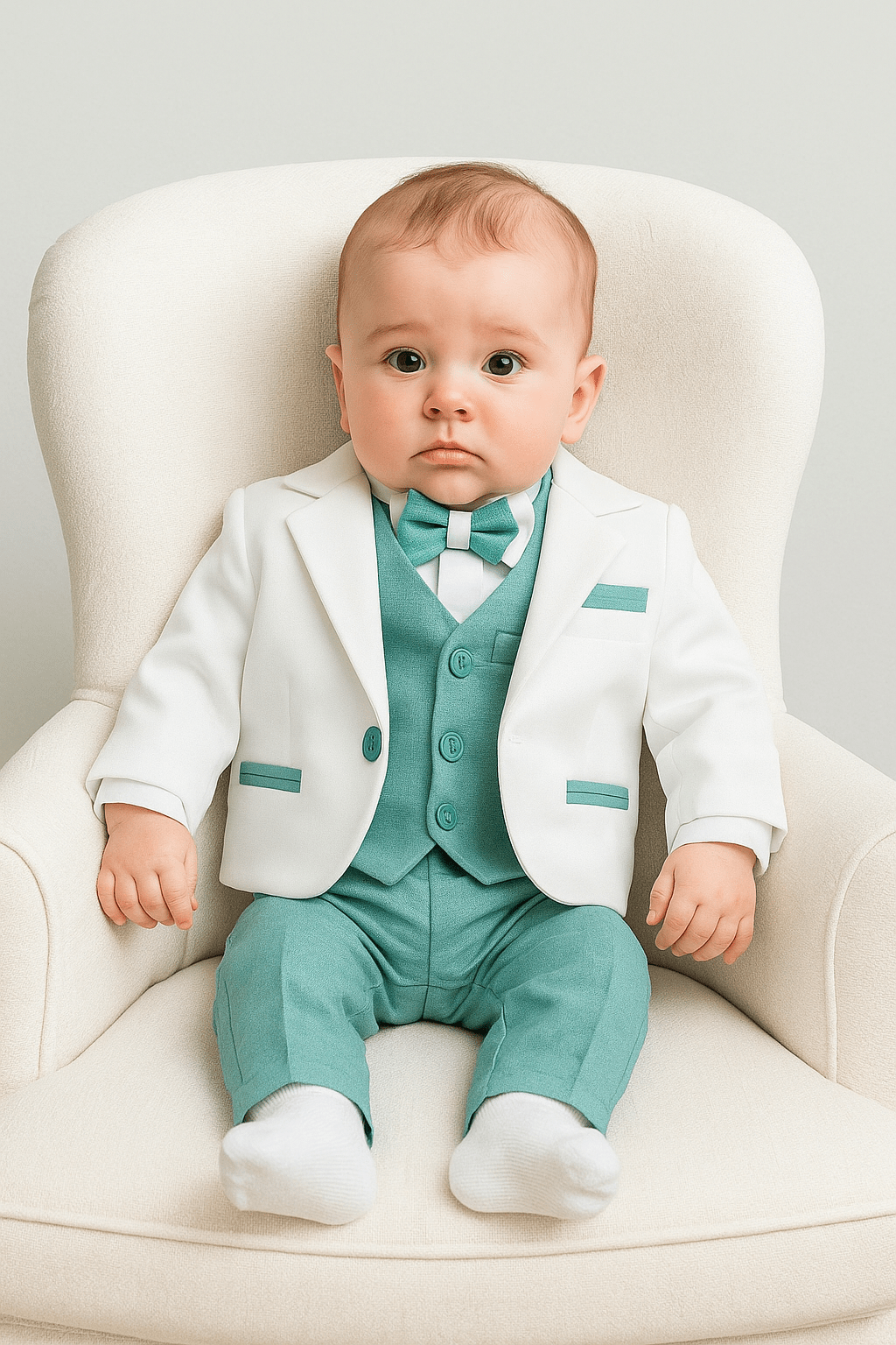 Costum elegant potrivit pentru bebeluș - Kids Magazin