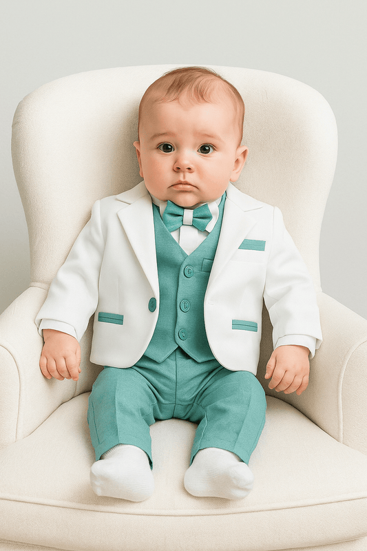 Costum elegant potrivit pentru bebeluș - Kids Magazin