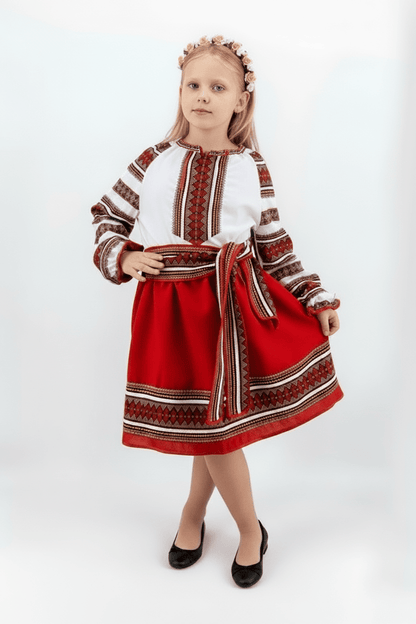 Costum tradițional fete - Kids Magazin