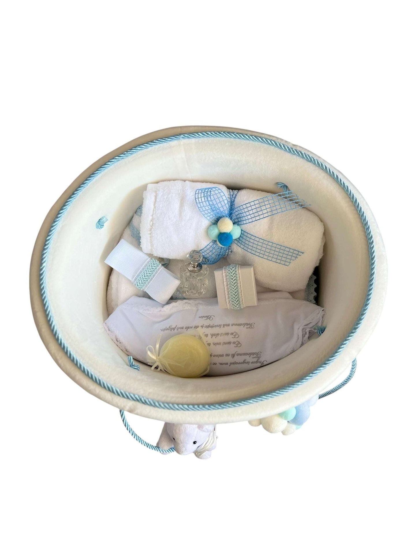 Cufăr elegant din catifea albă cu Ursuleț și detalii bleo - Kids Magazin