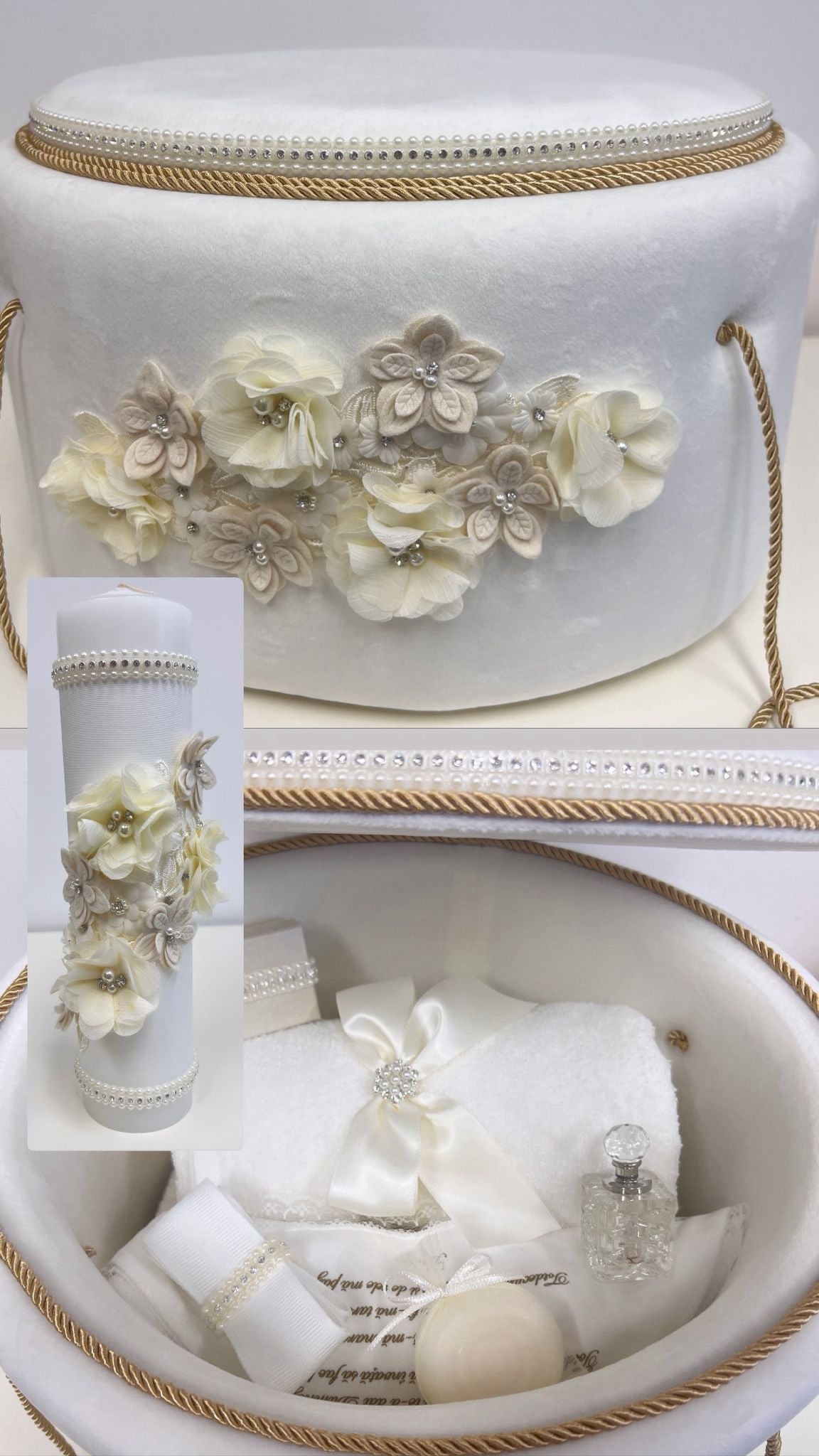 Cufăr Ivory Floral - Kids Magazin