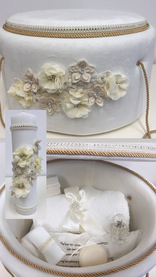 Cufăr Ivory Floral - Kids Magazin