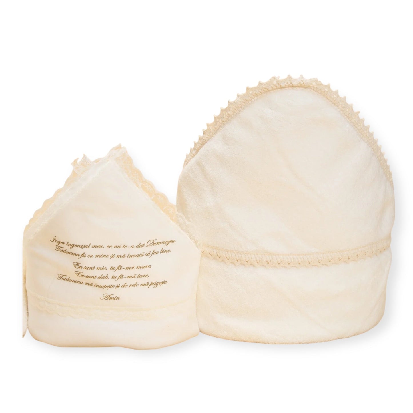 Cufăr trusou bebeluș – catifea ivory cu ursuleț și baloane decorative - Kids Magazin