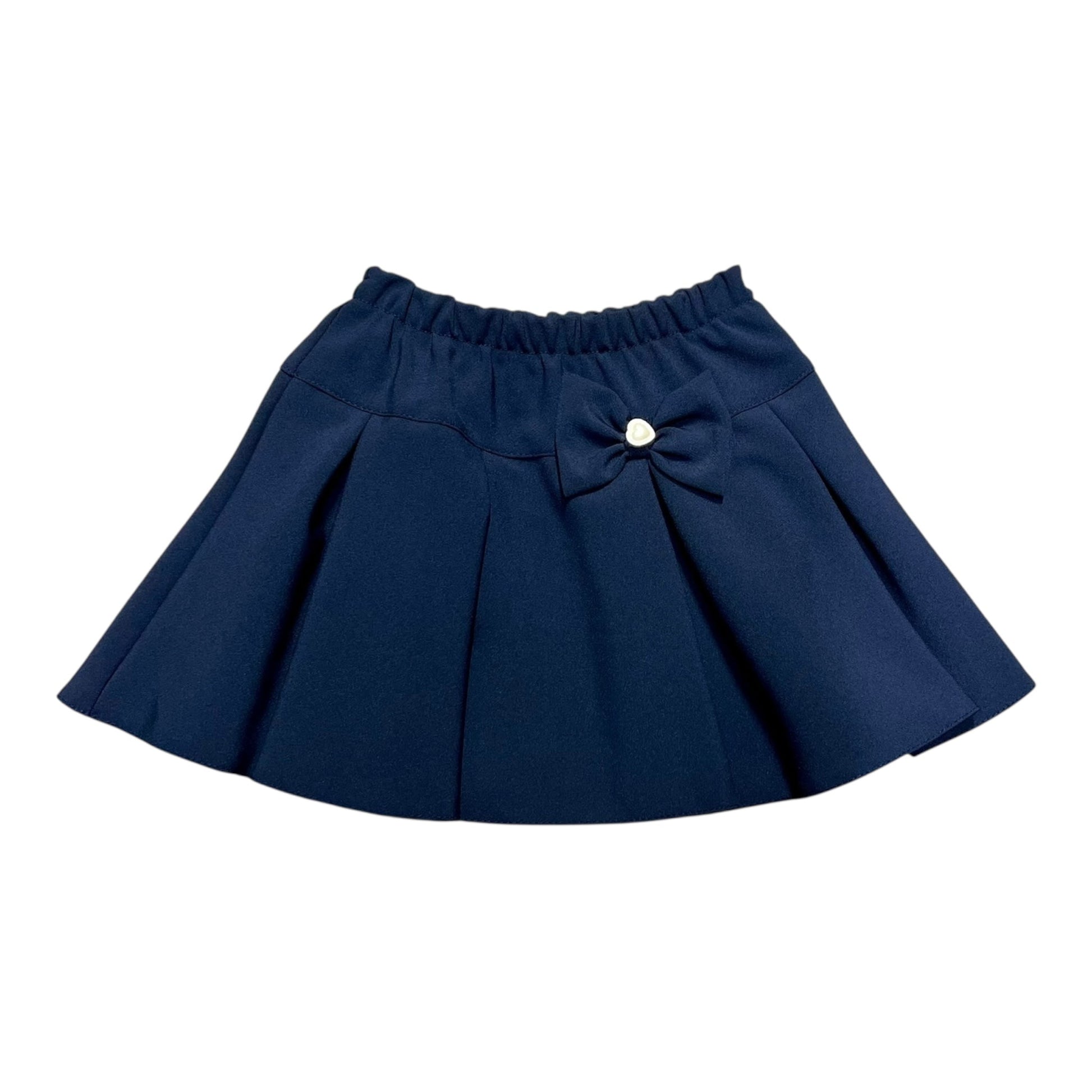 Fusta bleomarin cu pliuri si elastic - Kids Magazin