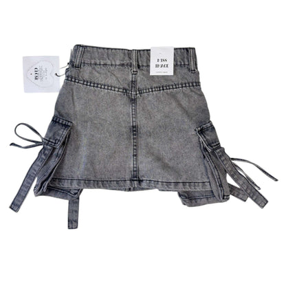 Fusta de blugi neagra cu buzunare - Kids Magazin