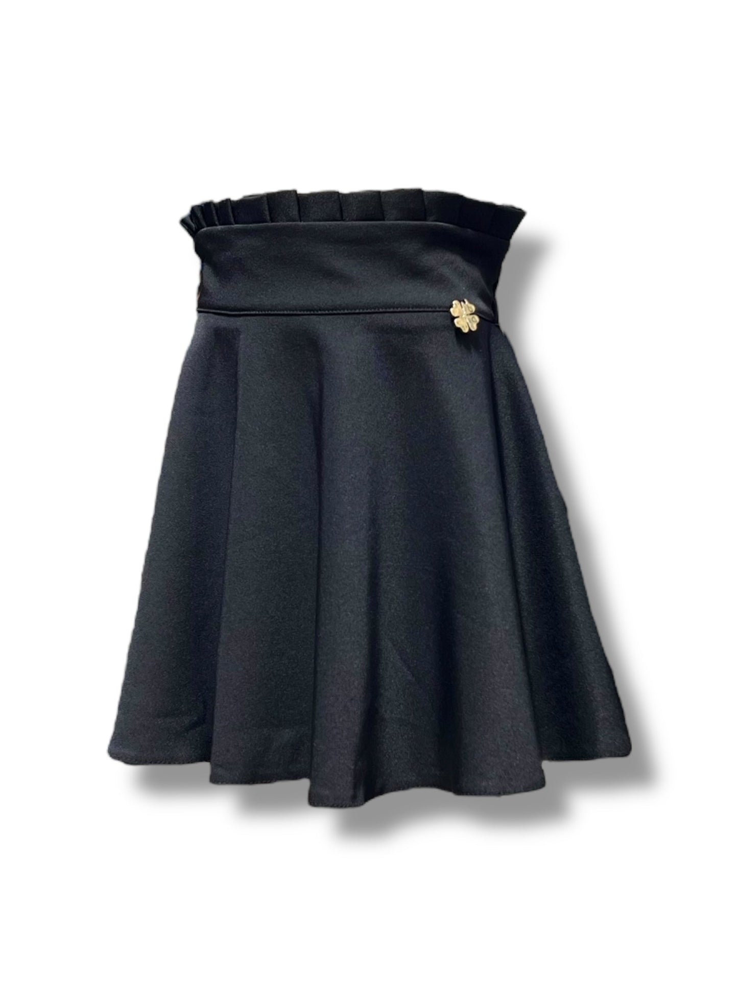Fusta neagra cu talie inalta - Kids Magazin