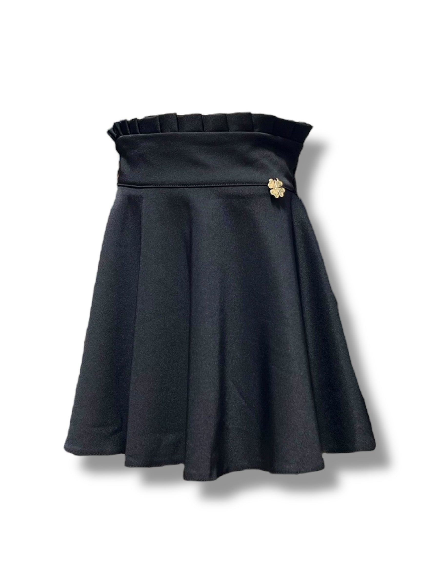 Fusta neagra cu talie inalta - Kids Magazin