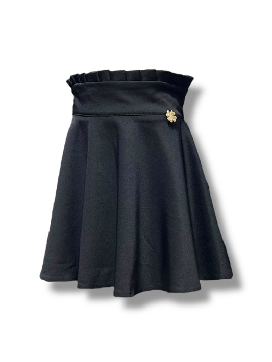 Fusta neagra cu talie inalta - Kids Magazin