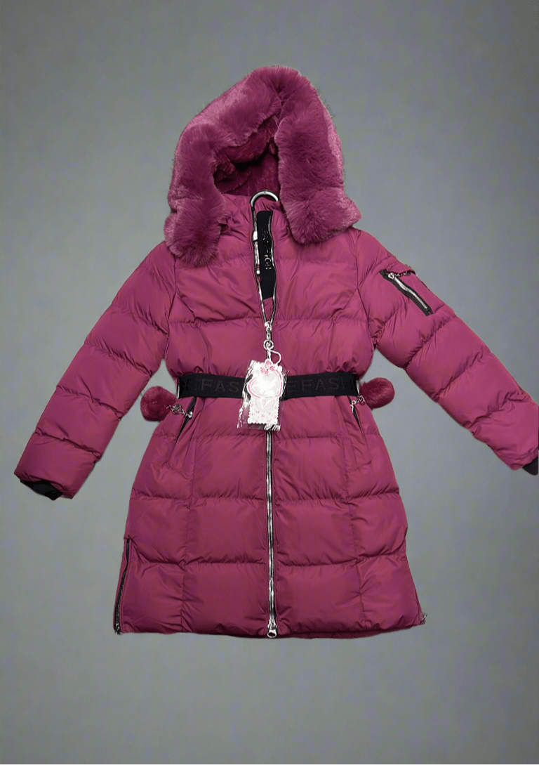 Geacă groasă fete 4 - 14 ani Purpuriu - Kids Magazin