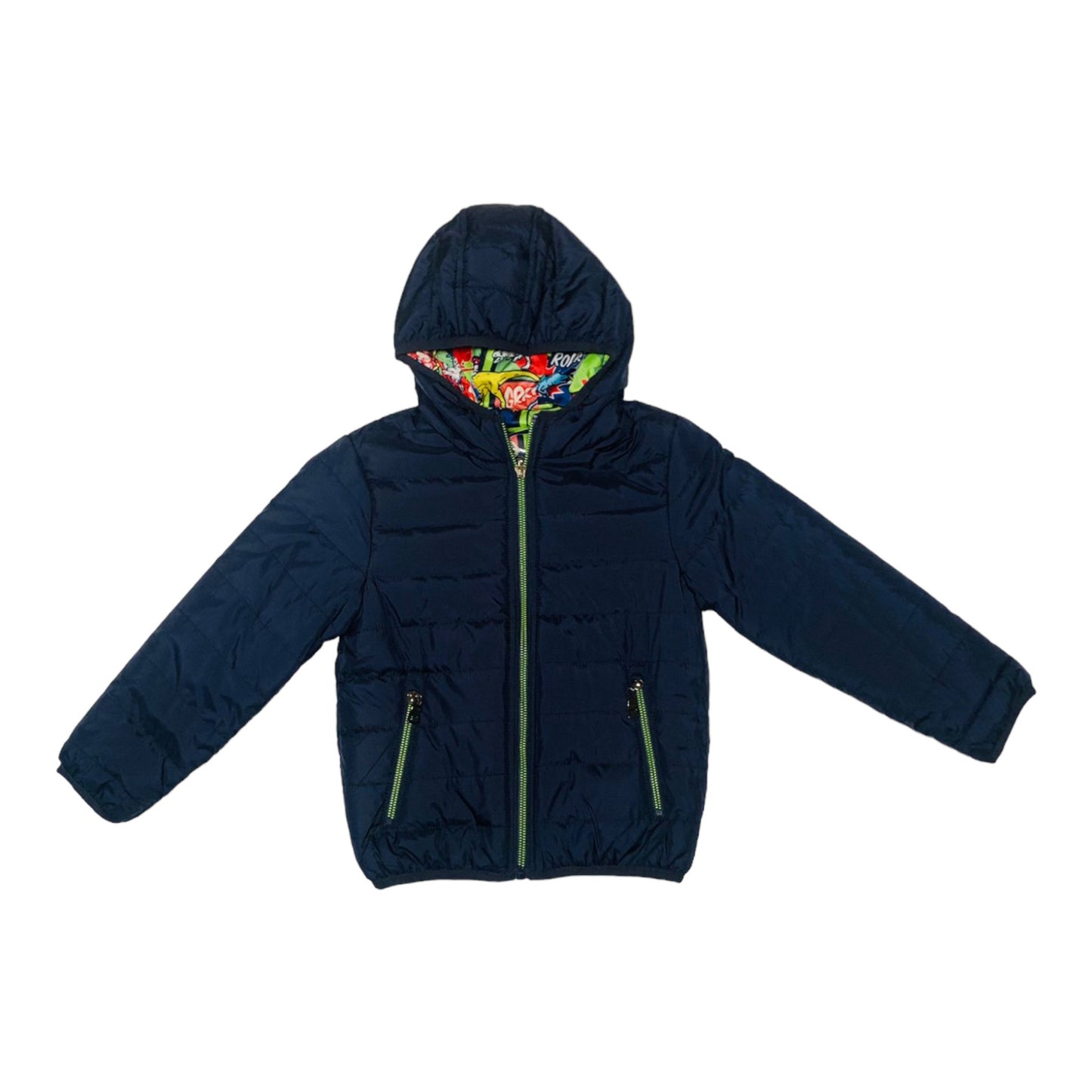 Geaca subtire neagra cu 2 fete - Kids Magazin