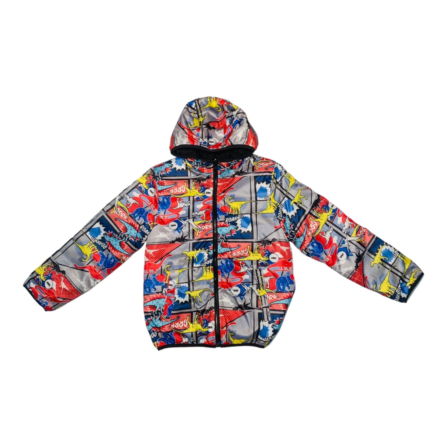 Geaca subtire neagra cu 2 fete - Kids Magazin