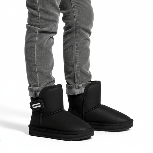 Gete tip UGG negre unisex - Kids Magazin